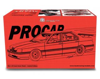 Alfa Romeo 164 Procar Prototipo 1988 Rosso alfa - Rot Laudoracing 1:18 Resinemodell (Türen, Motorhaube... nicht zu öffnen!)